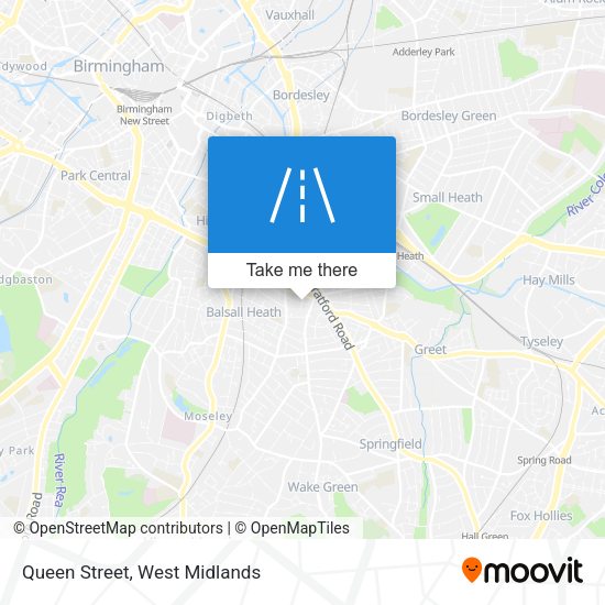Queen Street map