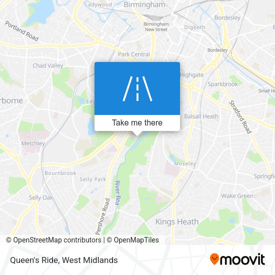 Queen's Ride map