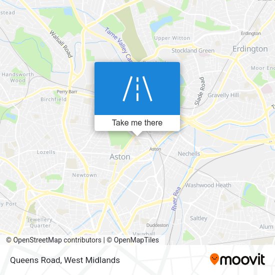 Queens Road map