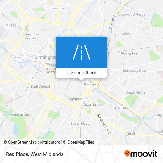 Rea Place map