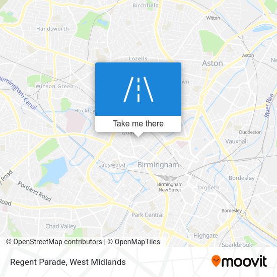 Regent Parade map