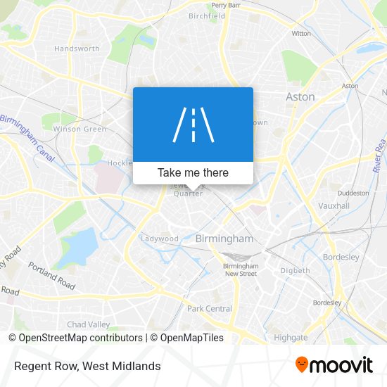 Regent Row map