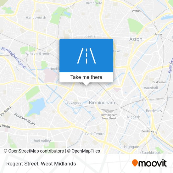 Regent Street map