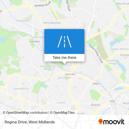 Regina Drive map