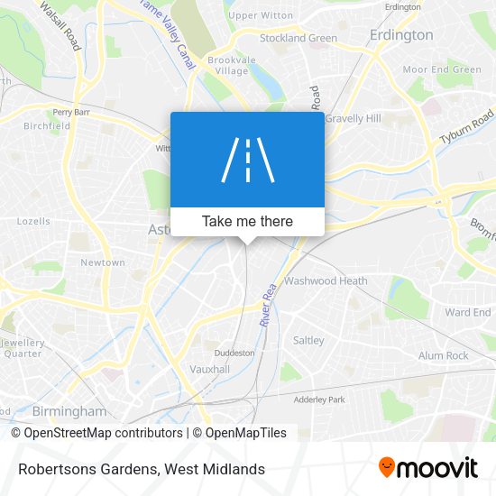 Robertsons Gardens map