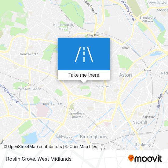 Roslin Grove map