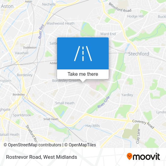 Rostrevor Road map