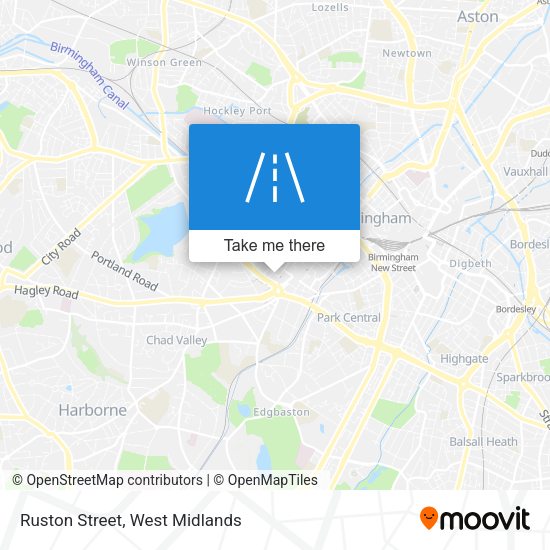 Ruston Street map