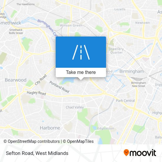 Sefton Road map