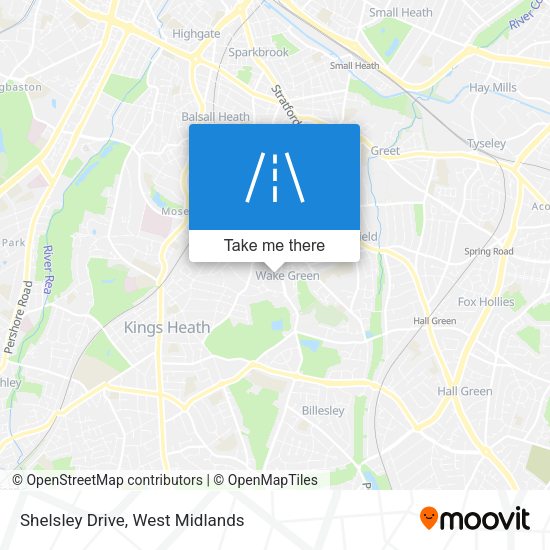 Shelsley Drive map