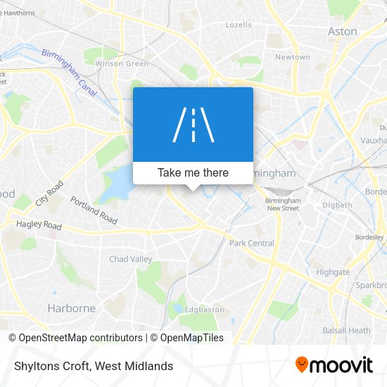 Shyltons Croft map