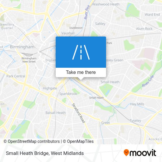 Small Heath Bridge map
