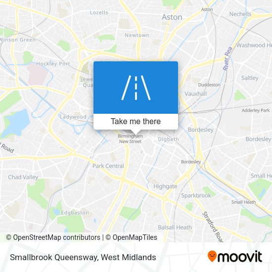 Smallbrook Queensway map