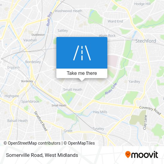 Somerville Road map