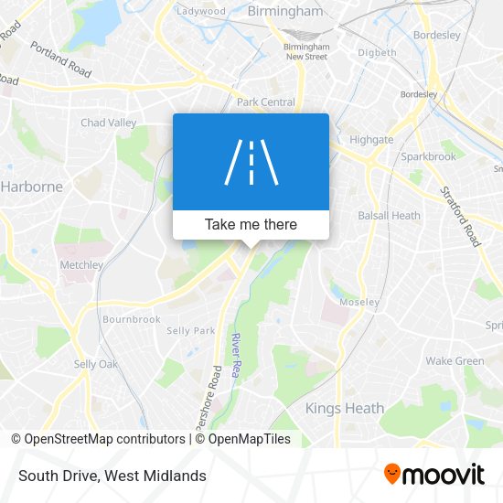 South Drive map