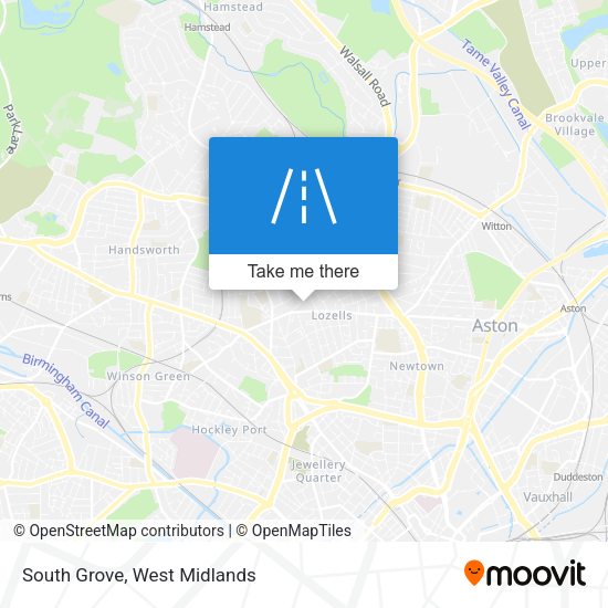 South Grove map