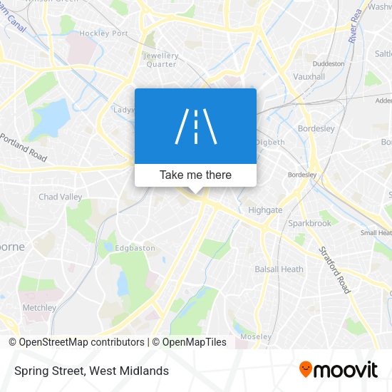 Spring Street map