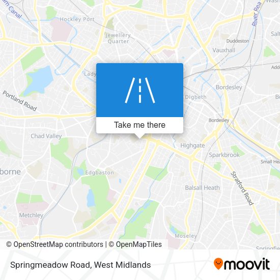Springmeadow Road map