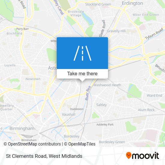 St Clements Road map