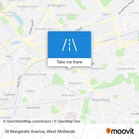 St Margarets Avenue map