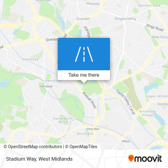 Stadium Way map