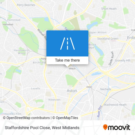 Staffordshire Pool Close map