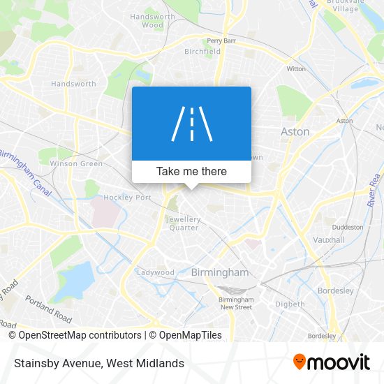 Stainsby Avenue map
