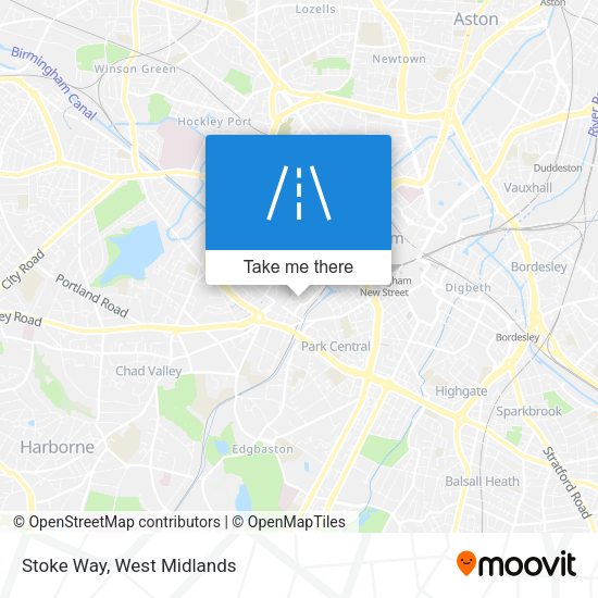 Stoke Way map