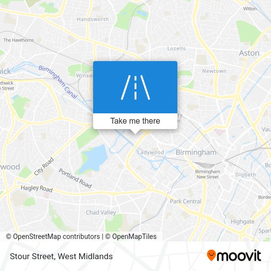 Stour Street map