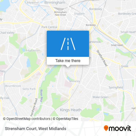 Strensham Court map