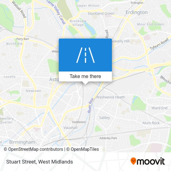 Stuart Street map