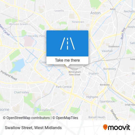 Swallow Street map