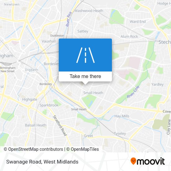 Swanage Road map