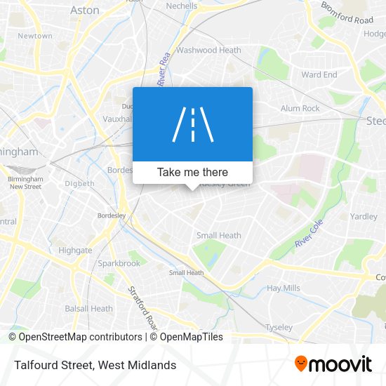 Talfourd Street map