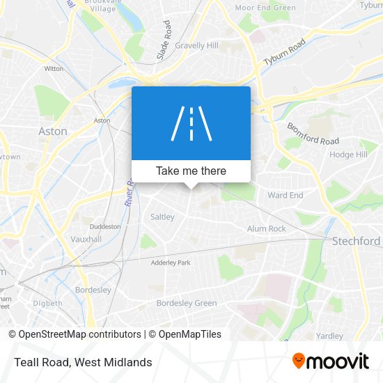 Teall Road map