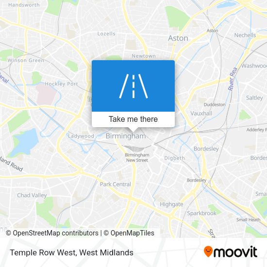 Temple Row West map