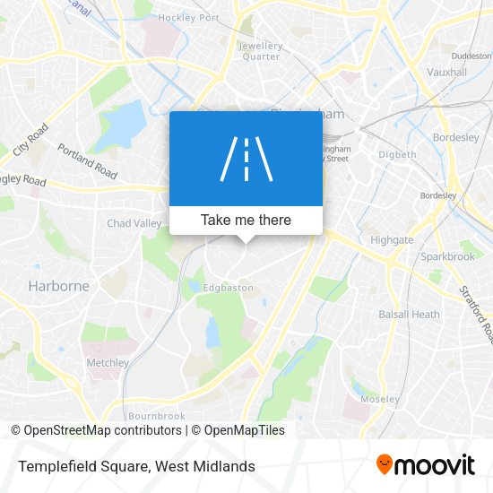 Templefield Square map