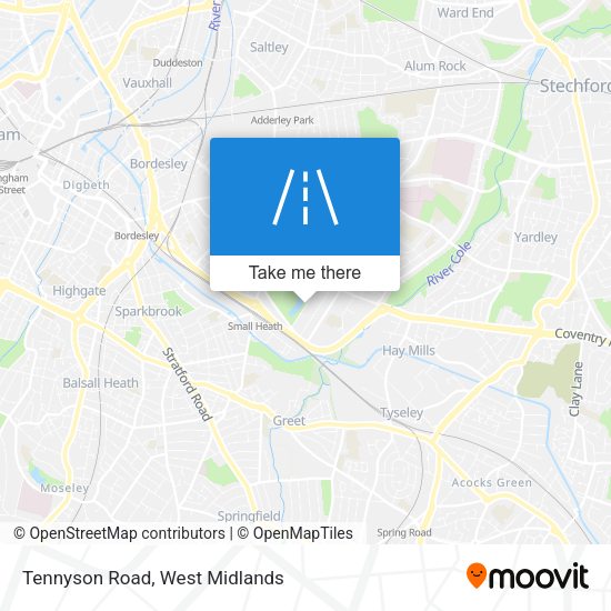 Tennyson Road map