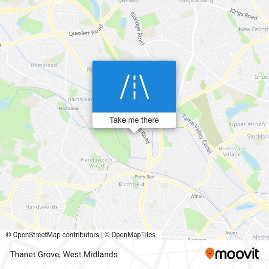 Thanet Grove map