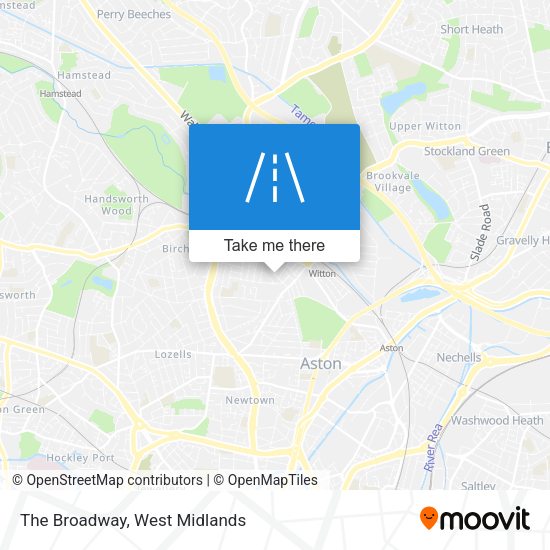The Broadway map