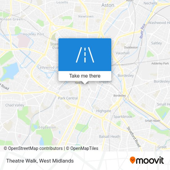 Theatre Walk map