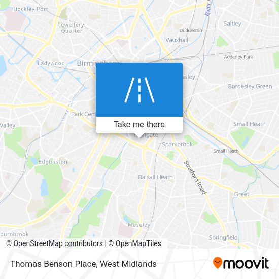 Thomas Benson Place map