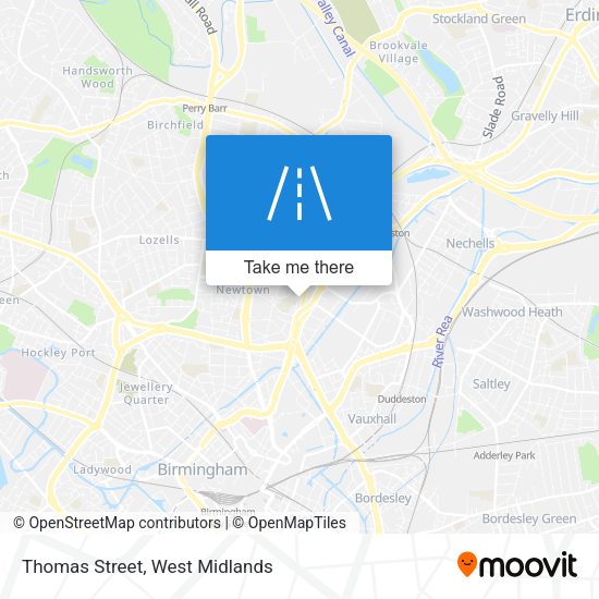 Thomas Street map