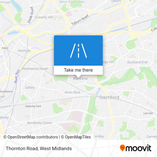Thornton Road map