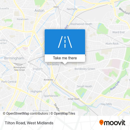 Tilton Road map