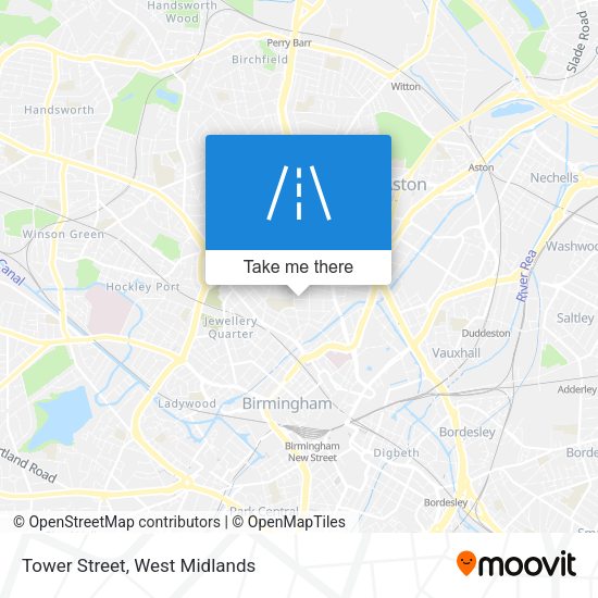 Tower Street map