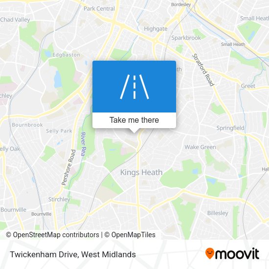 Twickenham Drive map
