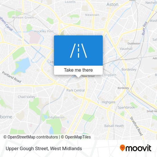 Upper Gough Street map