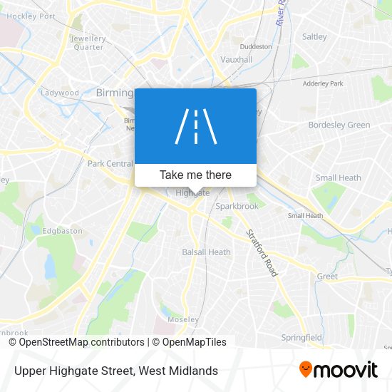 Upper Highgate Street map