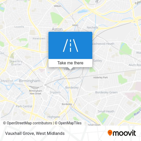 Vauxhall Grove map